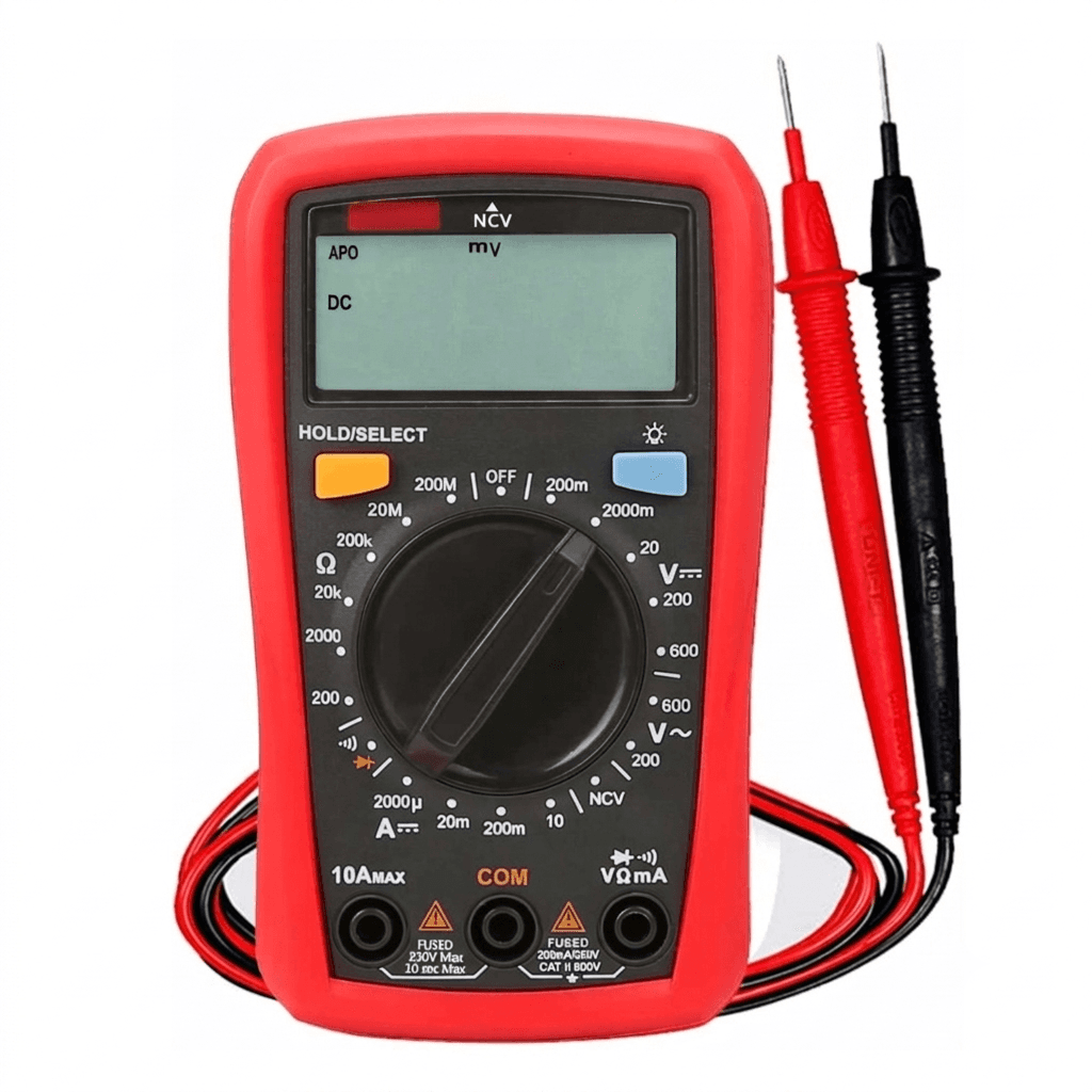 DIGITAL MULTIMETER- PALM SIZE WITH NCV AND BACKLIT LCD