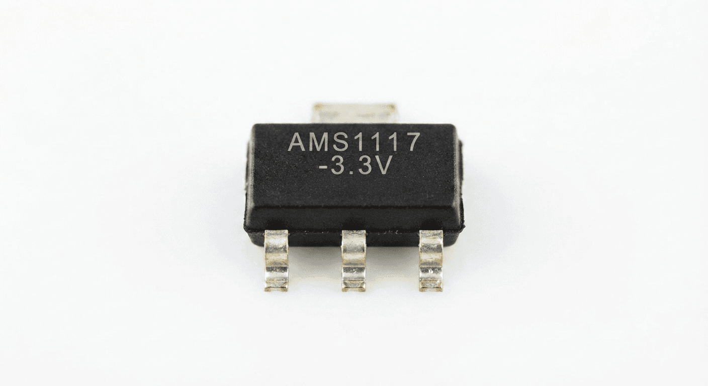 AMS1117-3.3V, 1A, SOT-223 Voltage Regulator IC