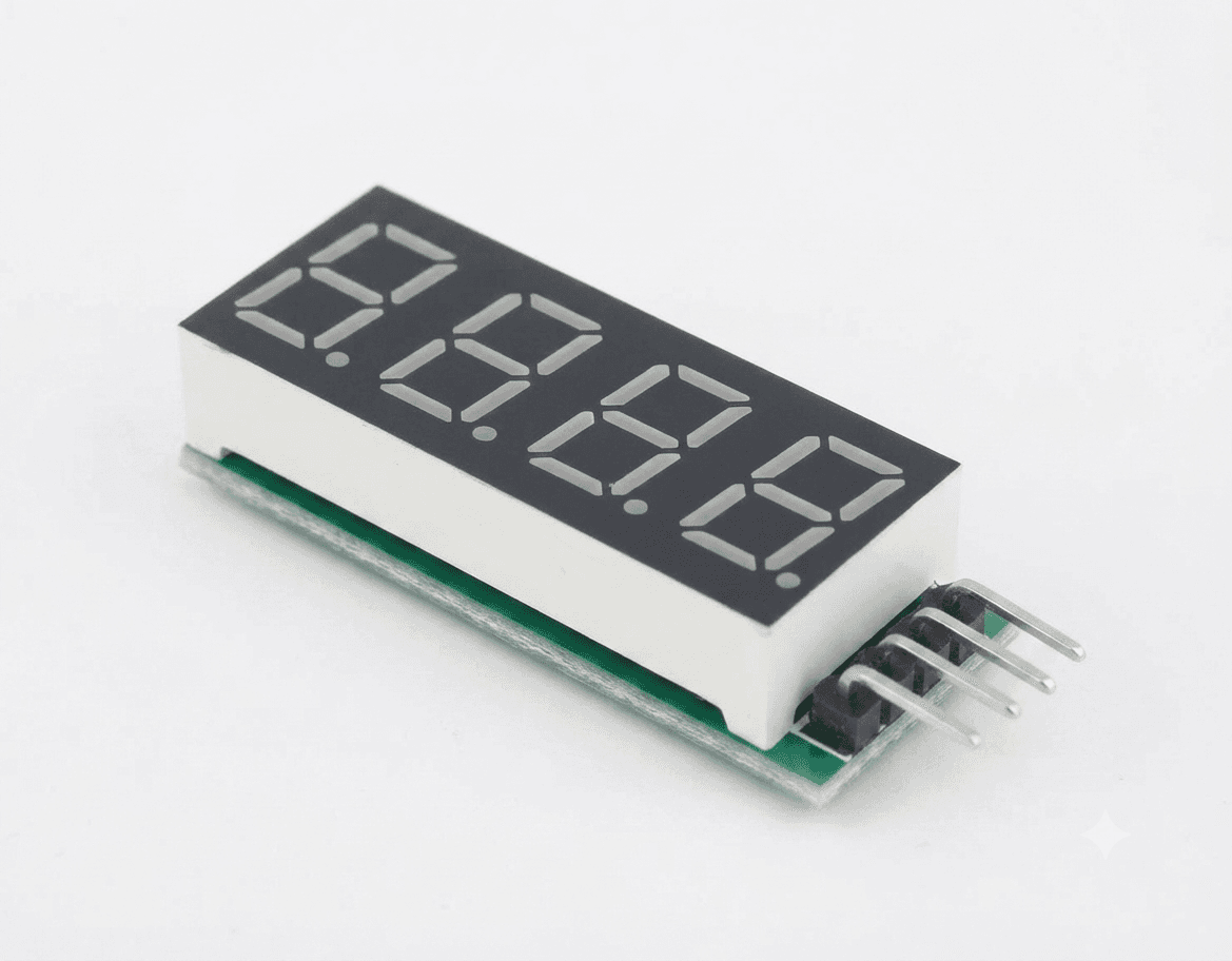 4 DIGIT 7 SEGMENT LED DISPLAY
