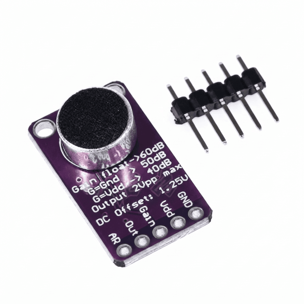 MAX9814 MICROPHONE AMPLIFIER